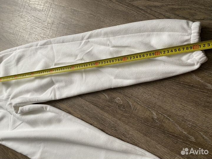 Флисовый костюм белый