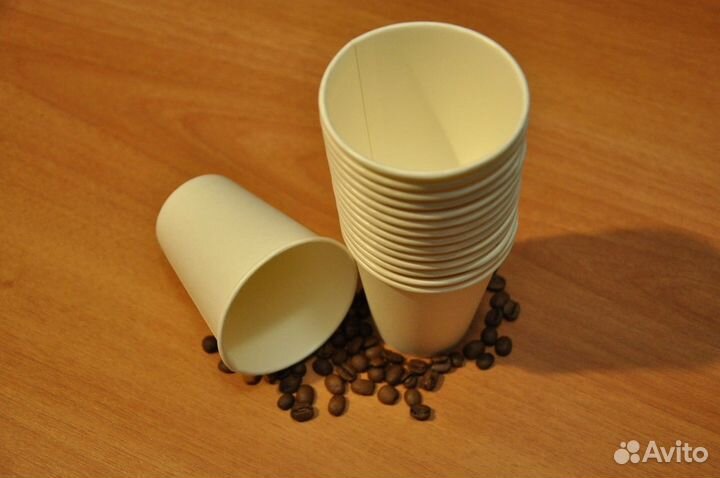 Бумажные стаканчики для чая кофе одноразовые