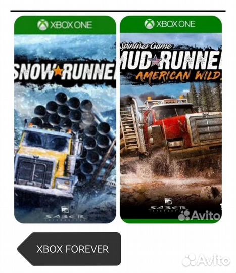 Mudrunner+snow runner xbox one series