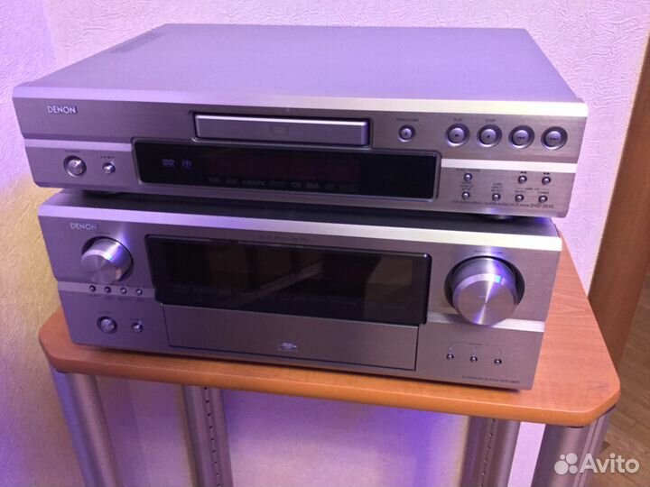 Ресивер Denon AVR 3806, DVD 2910