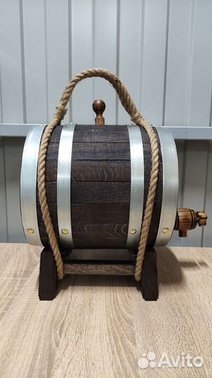 Дубовая бочка 5 литров. Производитель