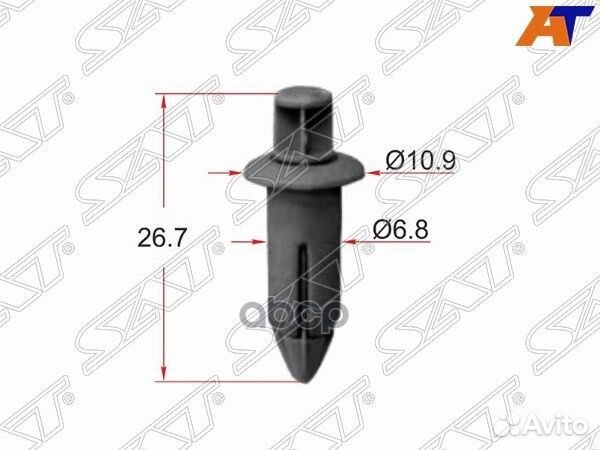 Клипса крепежная SAT ST-KJ-1087 (1 шт.) ST-KJ-1087