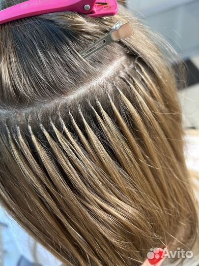 Наращивание волос / капсуляция