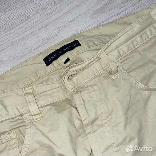 Штаны Tommy Hilfiger бежевые унисекс оригинал