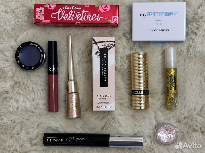 Косметика Fenty Beauty, Lime Crime, Clarins