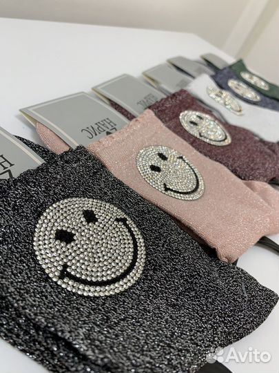 Носки со стразами