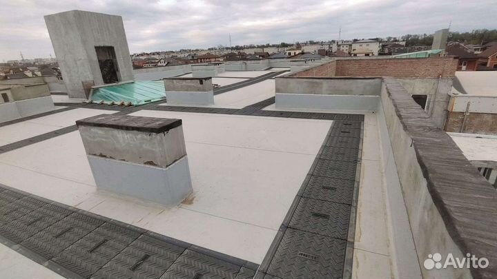 Кровельные работы с пвх мембраны