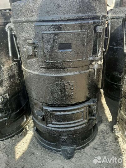 Буржуйки чугунные в консервационной мастике СССР