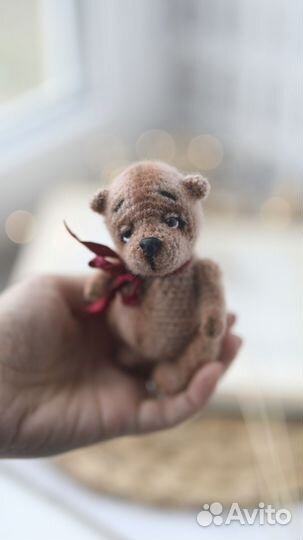 Мишка Тедди вязаный.Ручная работа