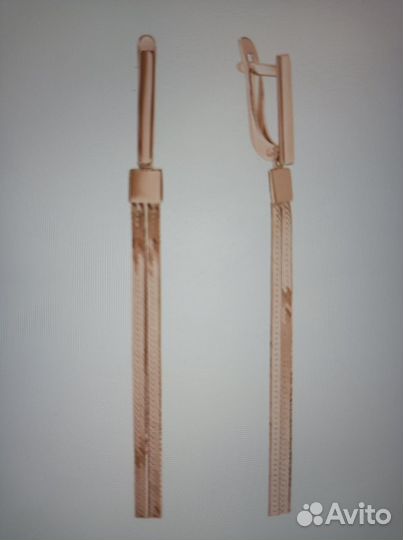 Золотые серьги