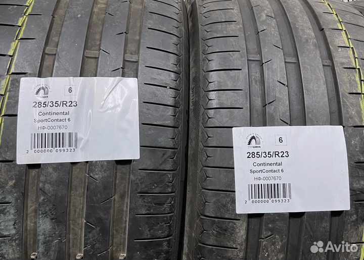 Continental SportContact 6 285/35 R23 94Y