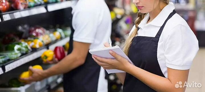 Работник торгового зала с ежедневной оплатой