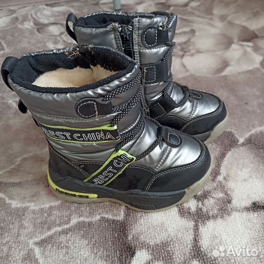 Ботинки зимние для девочки 25 размер