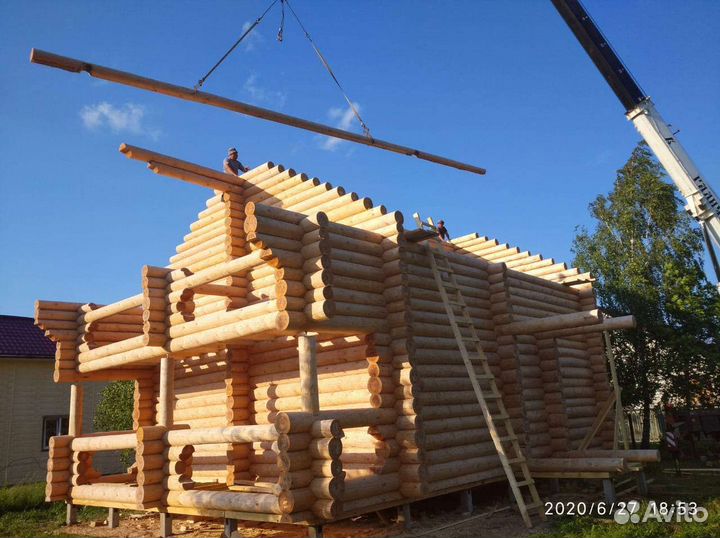 Строительство домов из бревна
