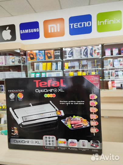 Электрогриль Tefal Optigrill+ XL GC722D34