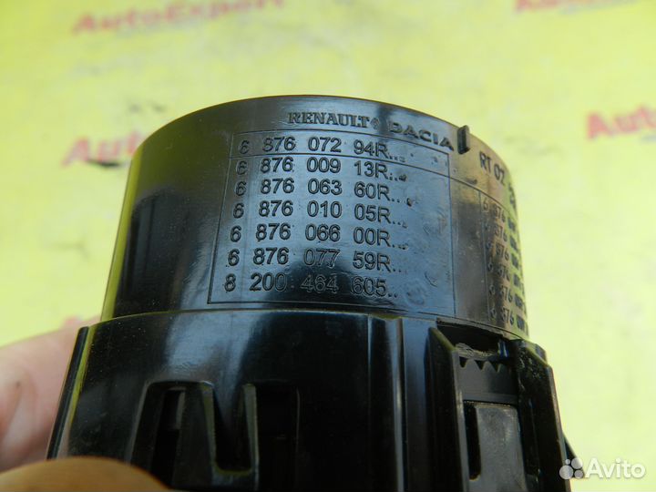 Дефлекторы обдува 2шт Renault Logan II/Sandero II