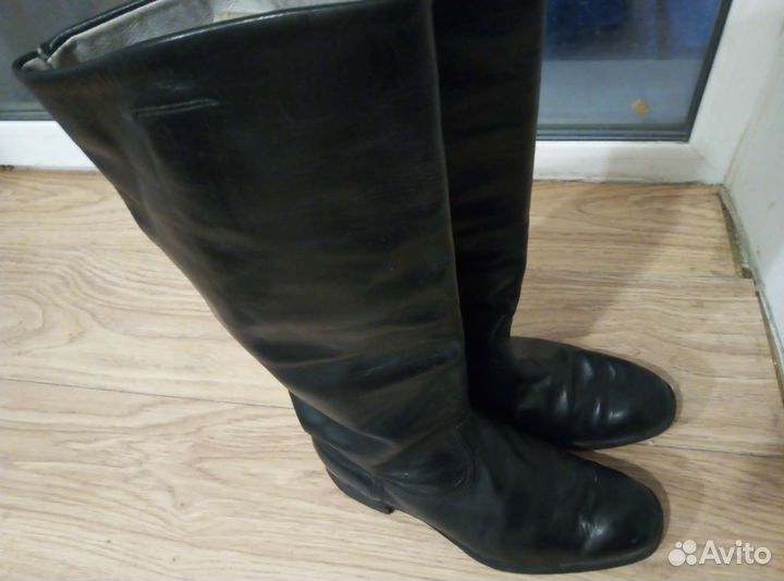 Сапоги офицерские хромовые б/у раритет