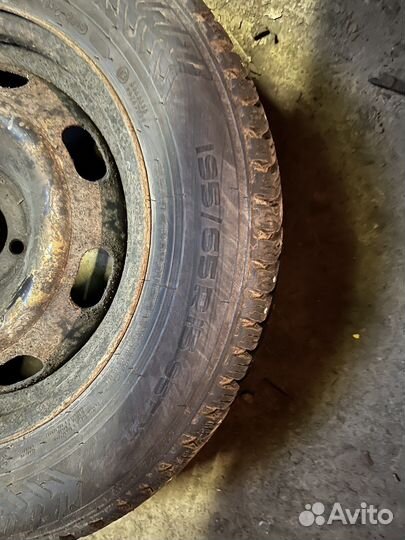 Резина 195/65/15 диск 4х108 колеса