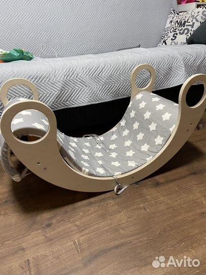 Детская горка качалка