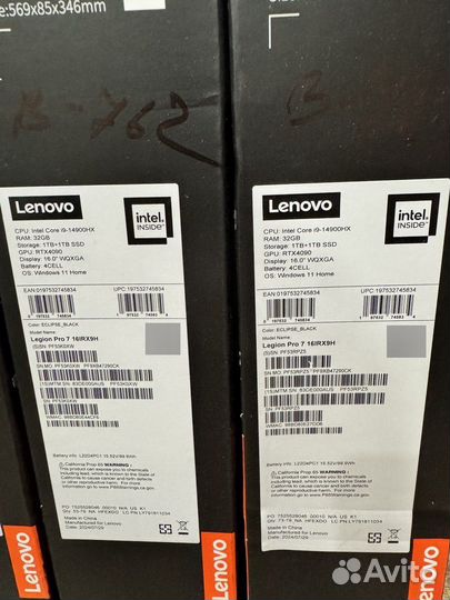 Lenovo Legion Pro 7 Ryzen 9 RTX 4090 32GB RAM 2TB