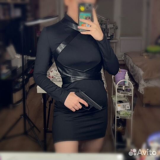 Платье y2k готика