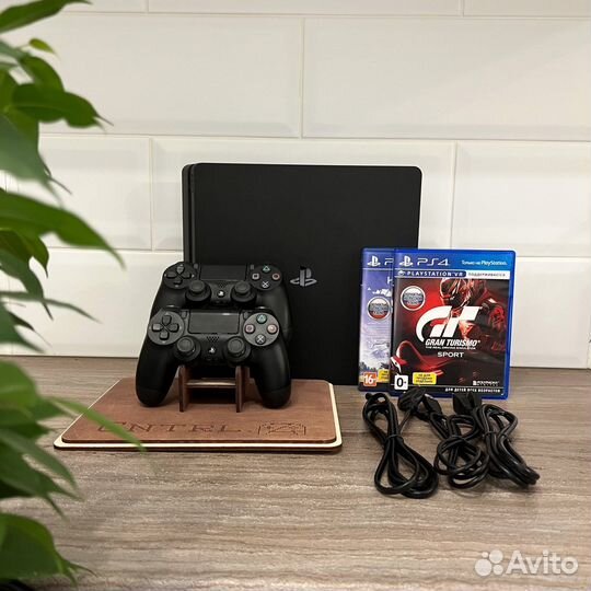 Sony PS4 Slim 500gb +2 Джойстика +400 Игр Онлайн
