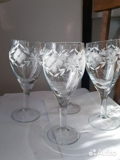 Бокалы Хрусталь советский
