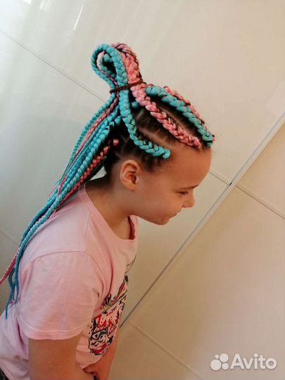 Плету афрокосы, брейды, зизи, де дреды, 2 косы