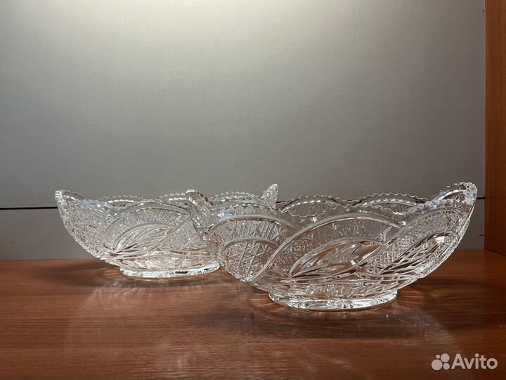 Хрустальные вазы под фрукты