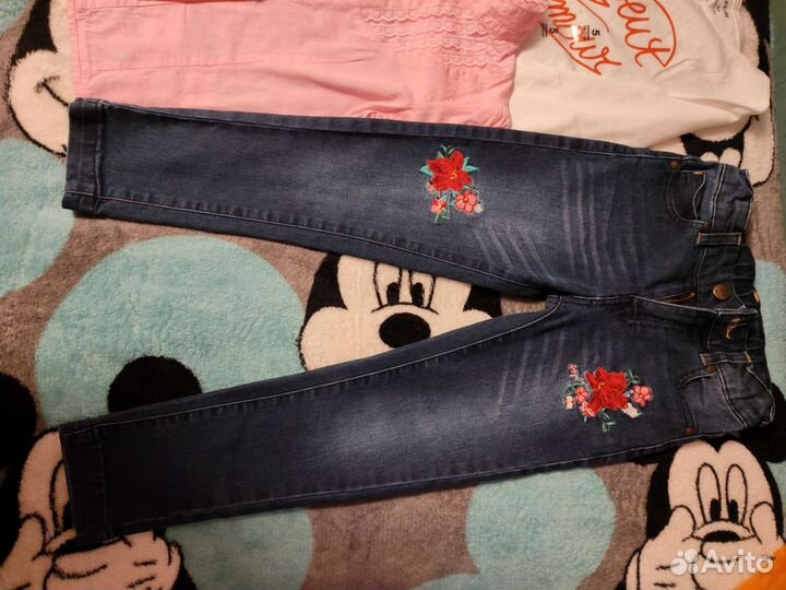 Вещи пакетом для девочки 110-116