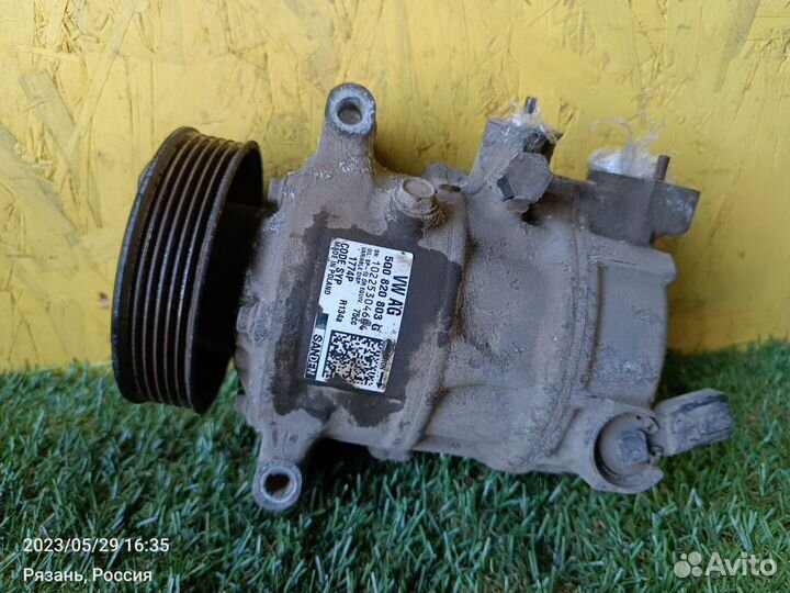 Компрессор кондиционера Skoda Rapid 1.6