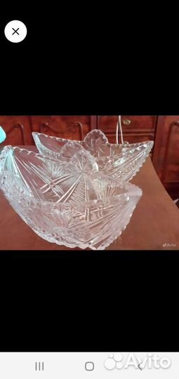 Вазы хрустальные СССР