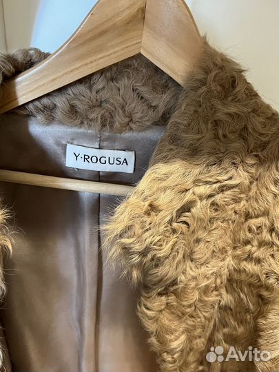 Шуба пальто тедди козлик натуральный