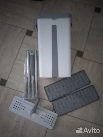 Швабра и ведро с отжимом 8 литров новая