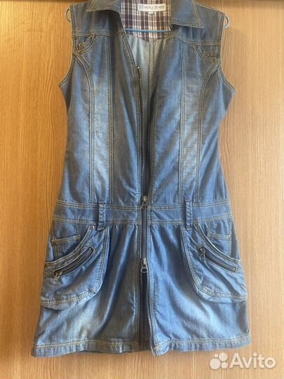 Платье джинсовое