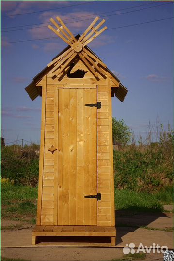Дачный туалет с установкой