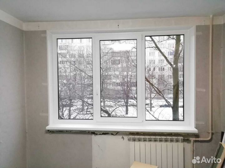 Окна с установкой