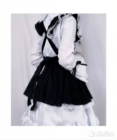 Косплей костюм аниме горничной платье