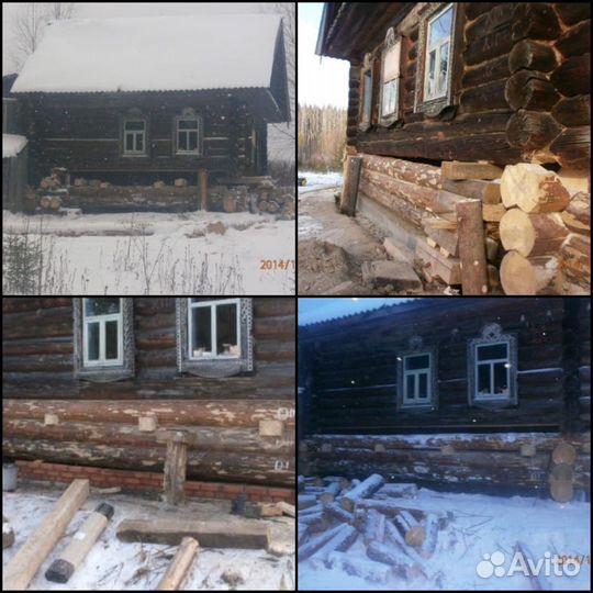 Замена нижних венцов