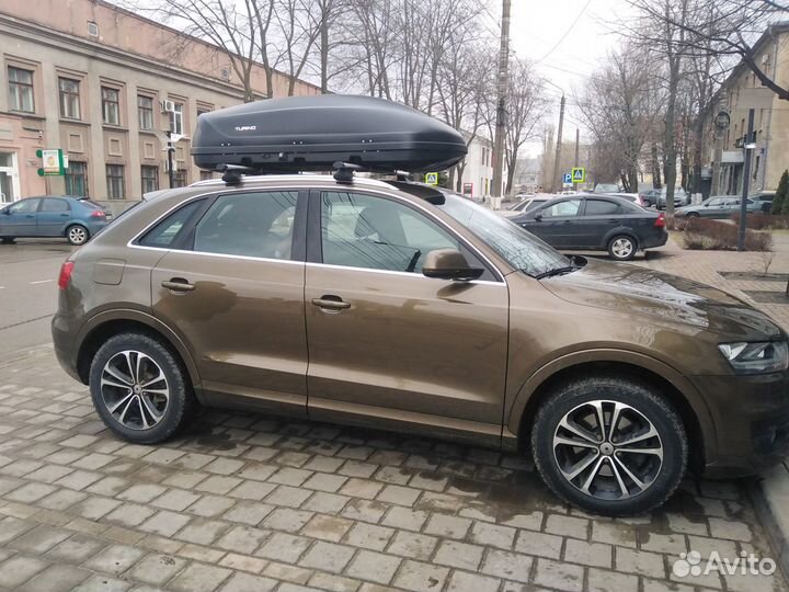 Автобокс Турино-1 410 литров черный на audi Q5