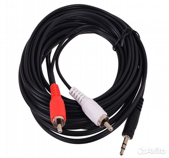 Аудио кабель 3,5 шт.- 2RCA шт. (разная длина)