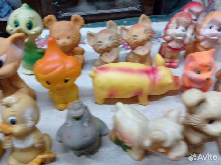 Советские резиновые Игрушки