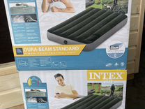 Матрас надувной intex classic downy airbed fiber 1910х760 мм высота 250мм 64756