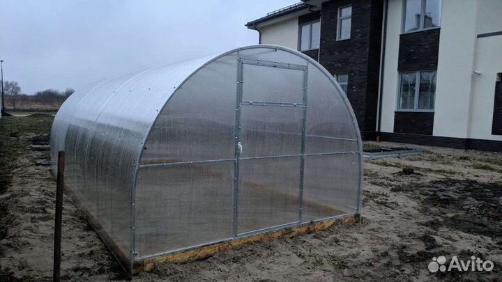 Теплица усиленная поликарбонат, рассрочка, кредит