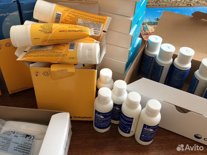Мешки пластины и кремы и мази по уходу за стомой