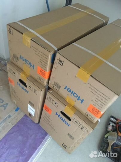 Сплит системы тепло/холод. haier. Монтаж