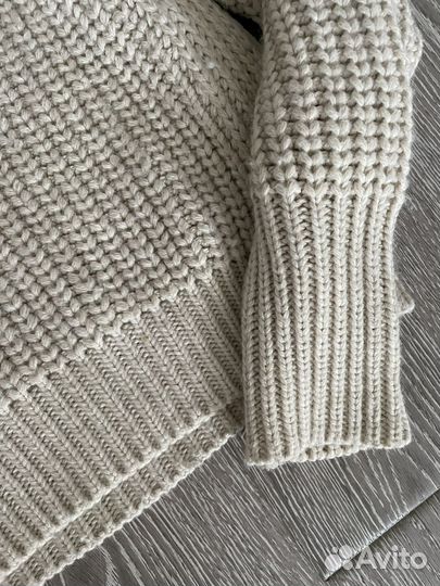 Свитер крупной вязки zara
