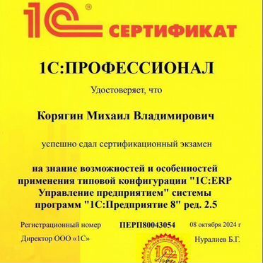 Программист 1С.Честный знак. егаис.тс пиот