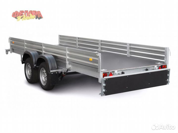 Прицеп двухосный мзса 4.5м-1.5м