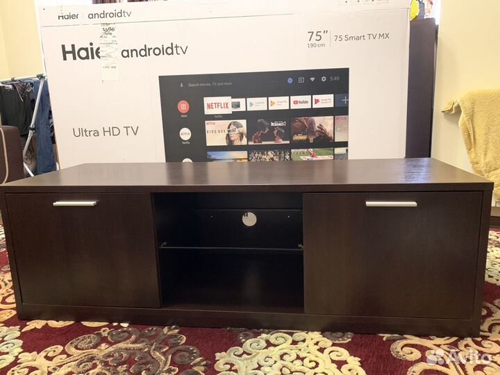 Тумба под телевизор новая венге